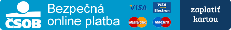 » BEZPEČNÁ PLATBA KARTOU (ČSOB CardPay)